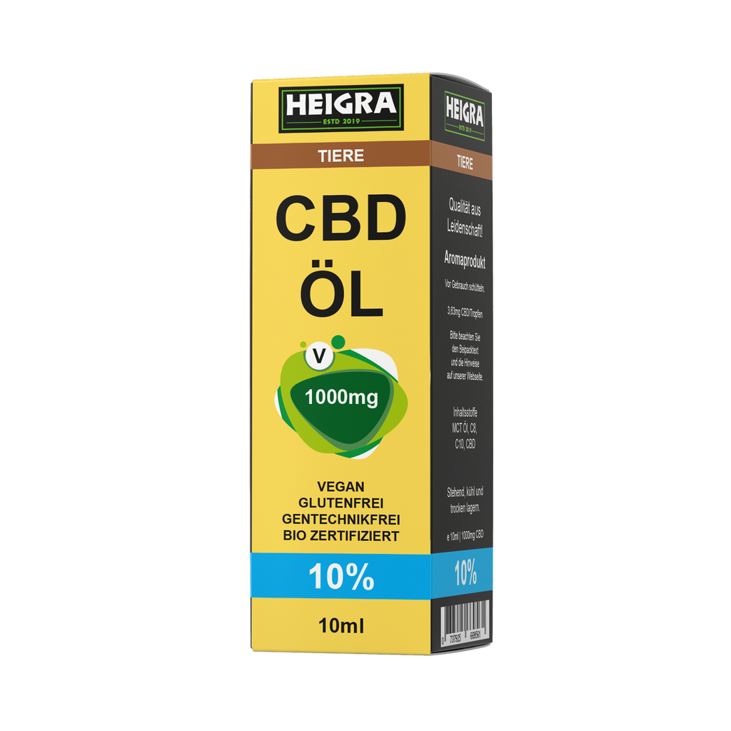 TIER CBD 10% 10ml ÖL HEIGRA
