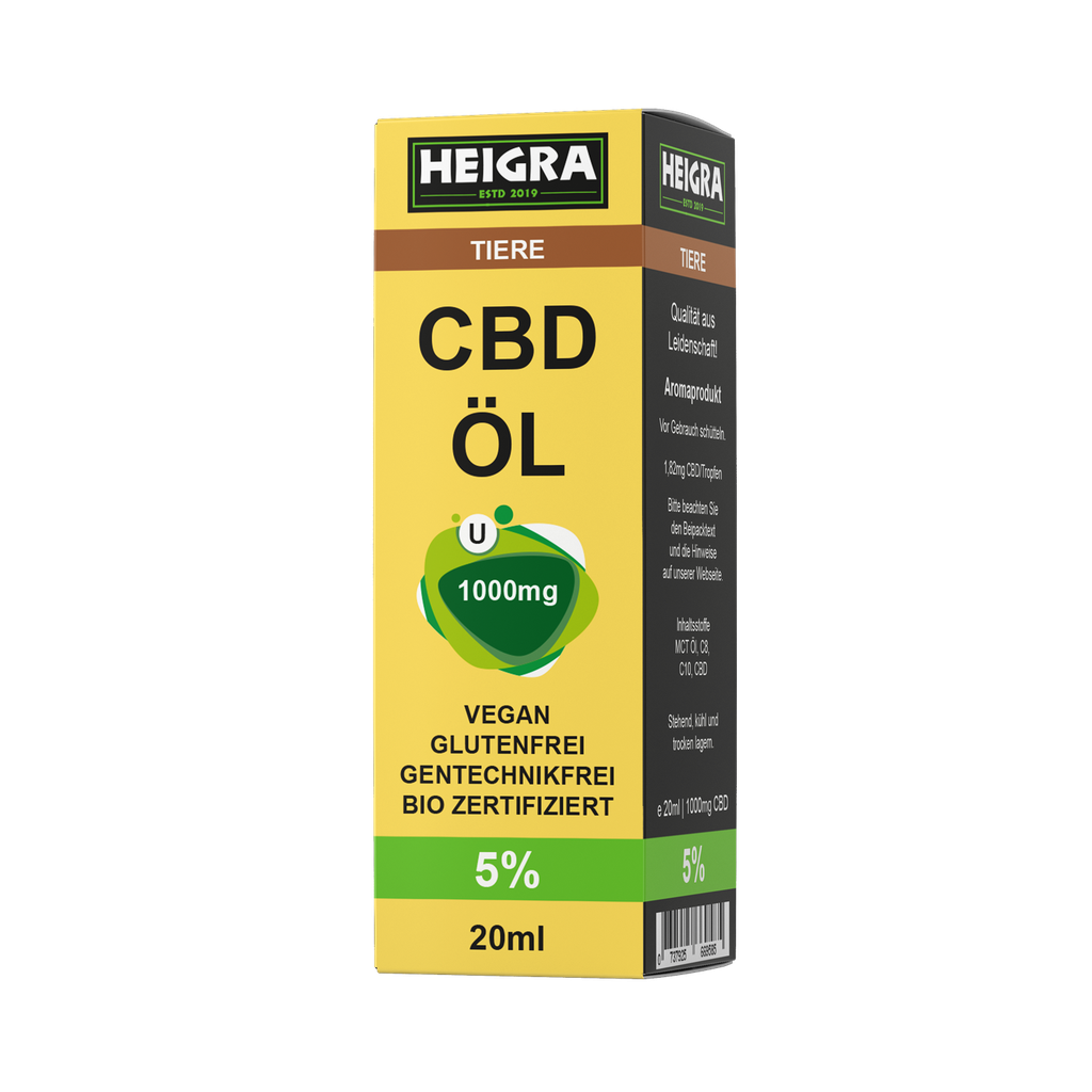 TIER CBD 5% 20ml ÖL HEIGRA