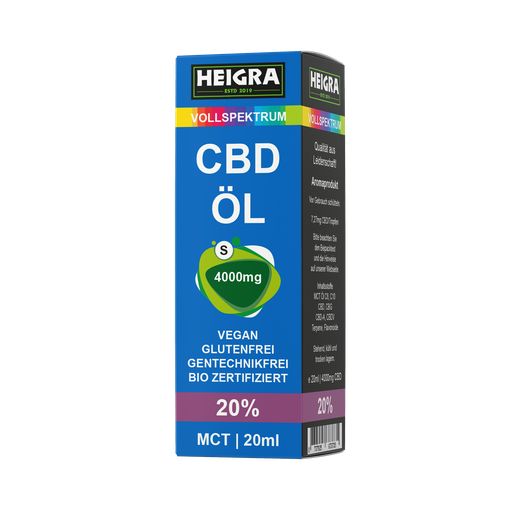 [P0004871] MCT CBD Vollspektrum 20% 20ml HEIGRA