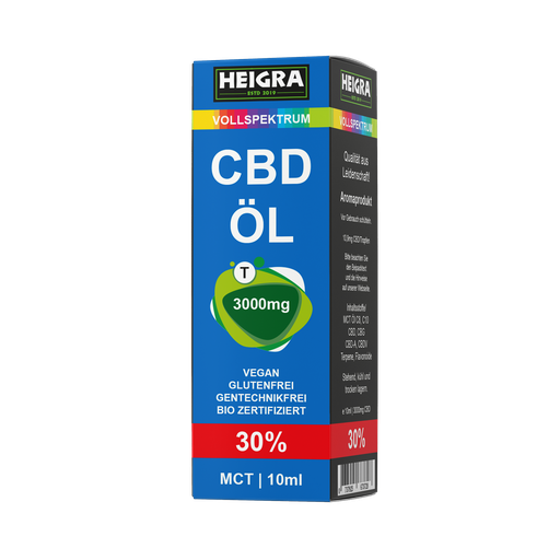 [P0004873] MCT CBD Vollspektrum 30% 10ml HEIGRA
